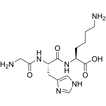Glycyl-L-histidyl-L-lysine